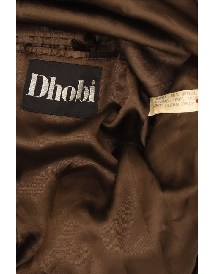 Dhobi Manson dublu pentru bărbați UK 38 Medium Khaki Lână