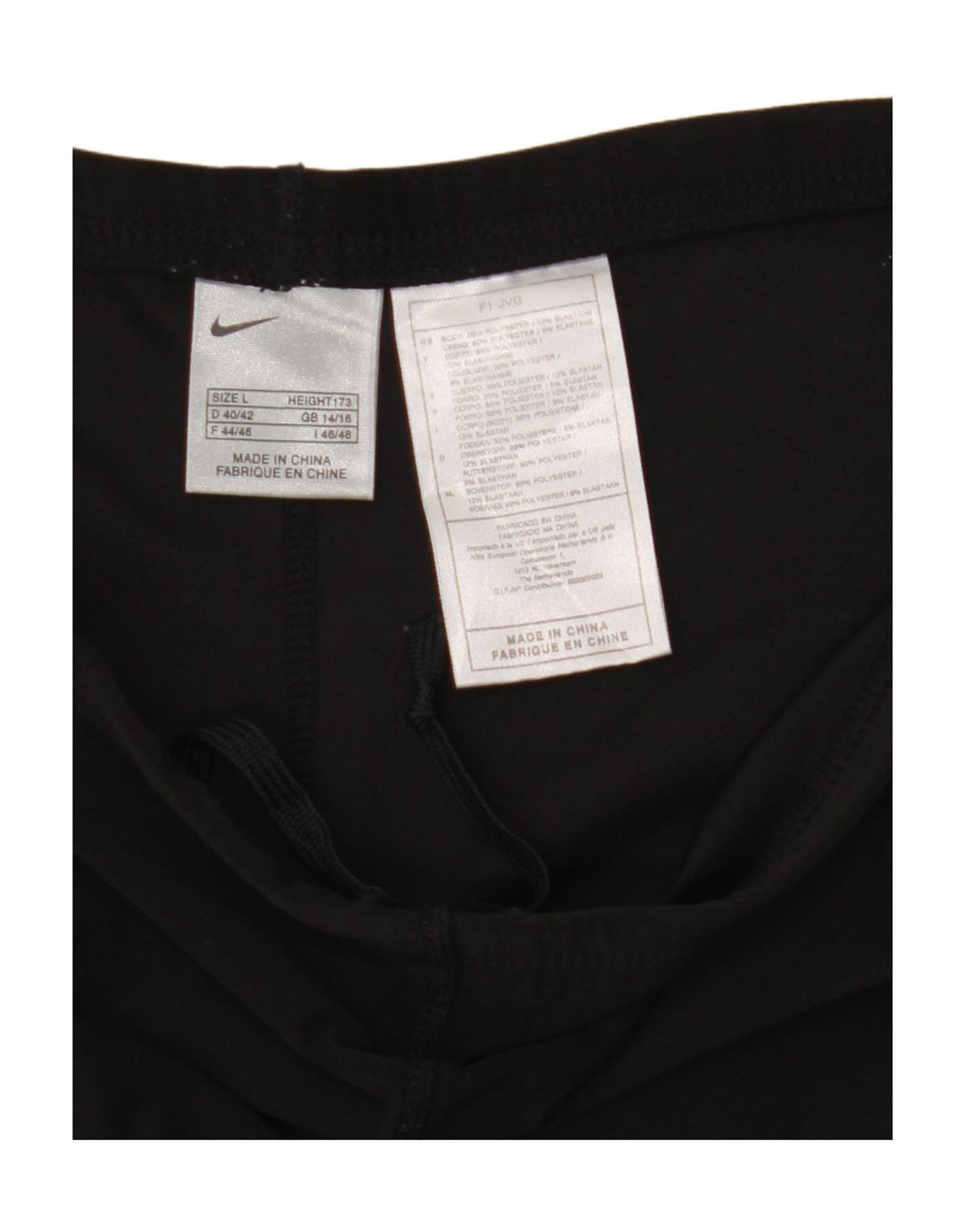 Leggings pentru femei Nike Marea Britanie 14/16 Poliester negru mare