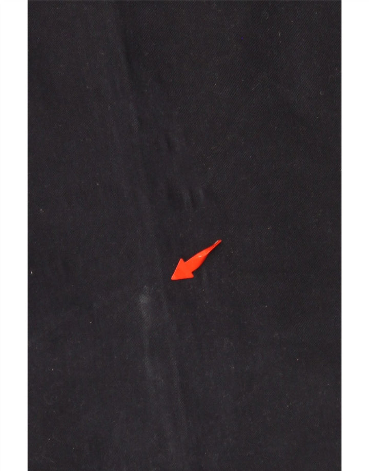 ARMANI Pantaloni chino drepți pentru bărbați EU 52 XL W36 L36 bleumarin bumbac