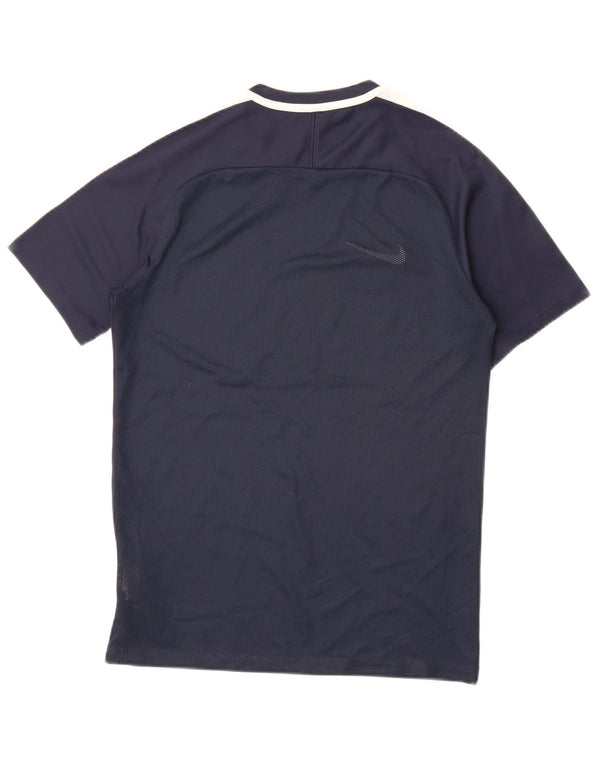Tricou pentru bărbați Nike Dri Fit Top mic, albastru bleumarin, poliester