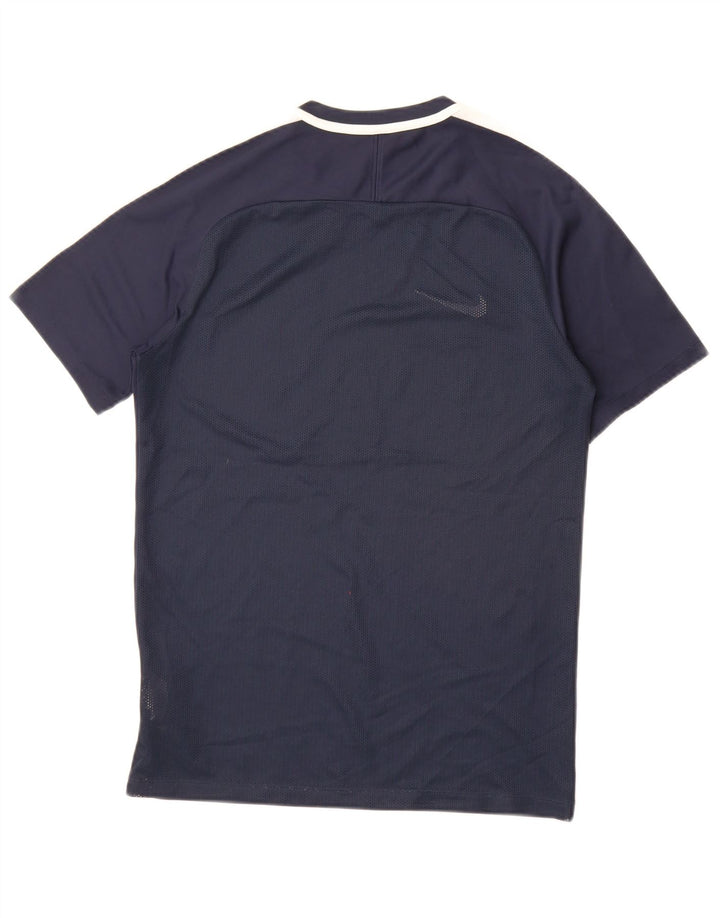 Tricou pentru bărbați Nike Dri Fit Top mic, albastru bleumarin, poliester