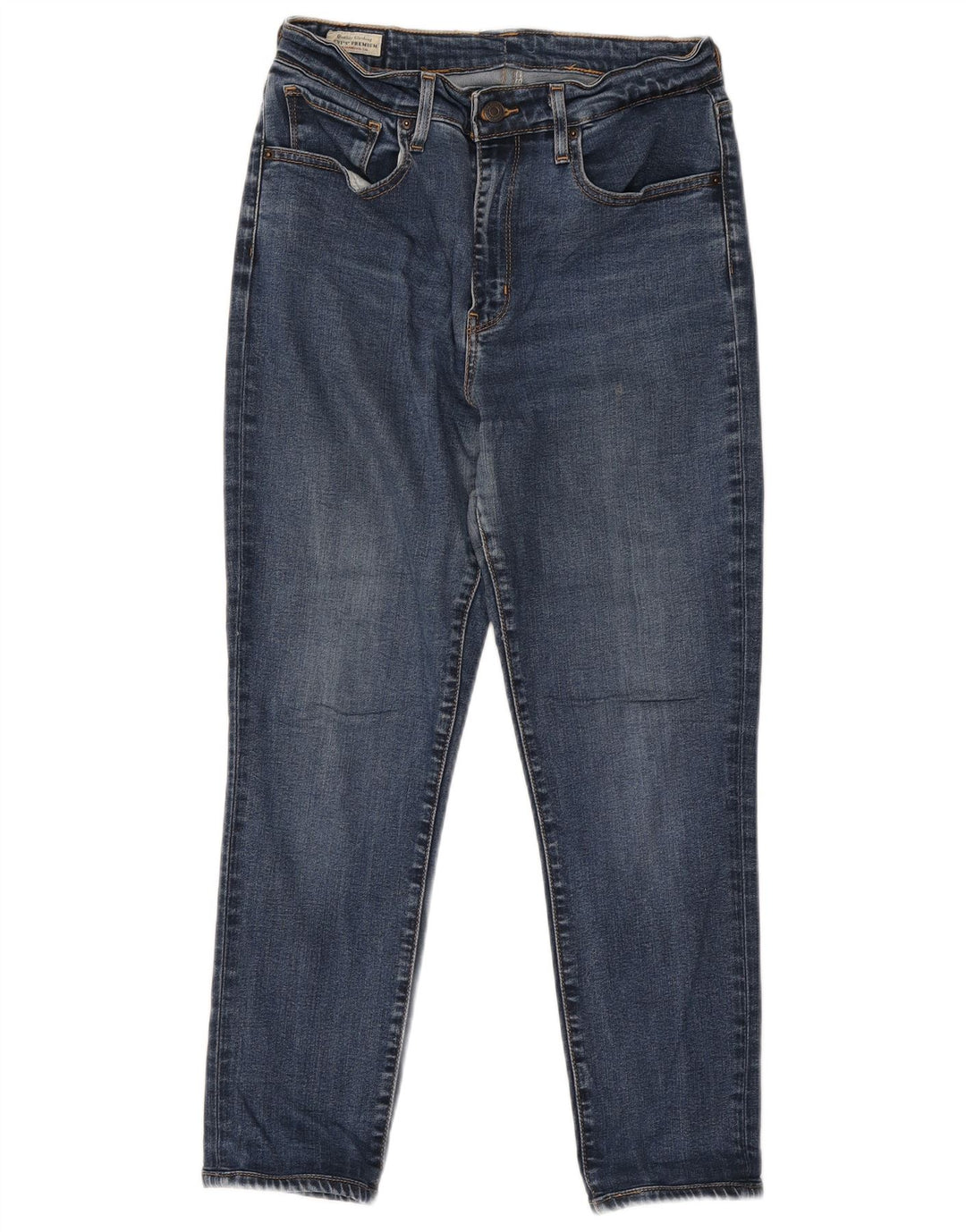 Blugi tăiați cu talie înaltă Levi's L28 L25 albastru