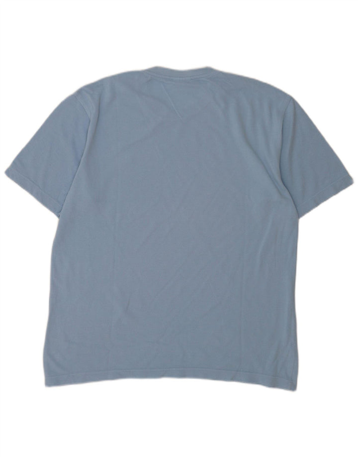 Tricou Lacoste Bărbați Top Marimea 4 Bumbac Albastru Mediu