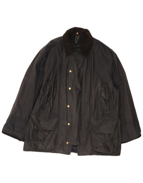 Jachetă pentru bărbați Fermoy din bumbac cerat UK 42 XL bleumarin