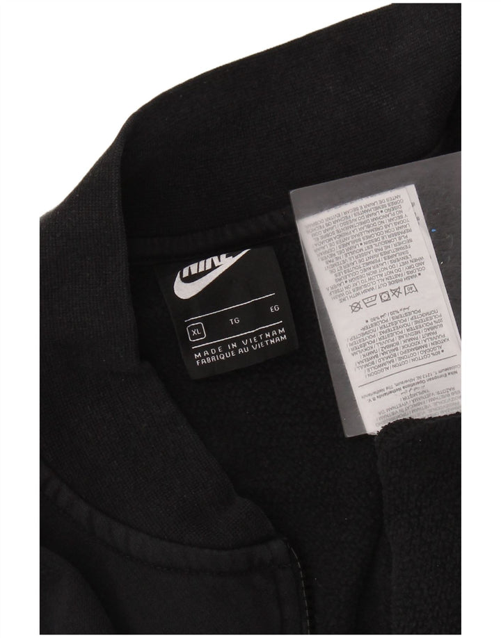 Jachetă de trening pentru bărbați NIKE XL, bumbac negru