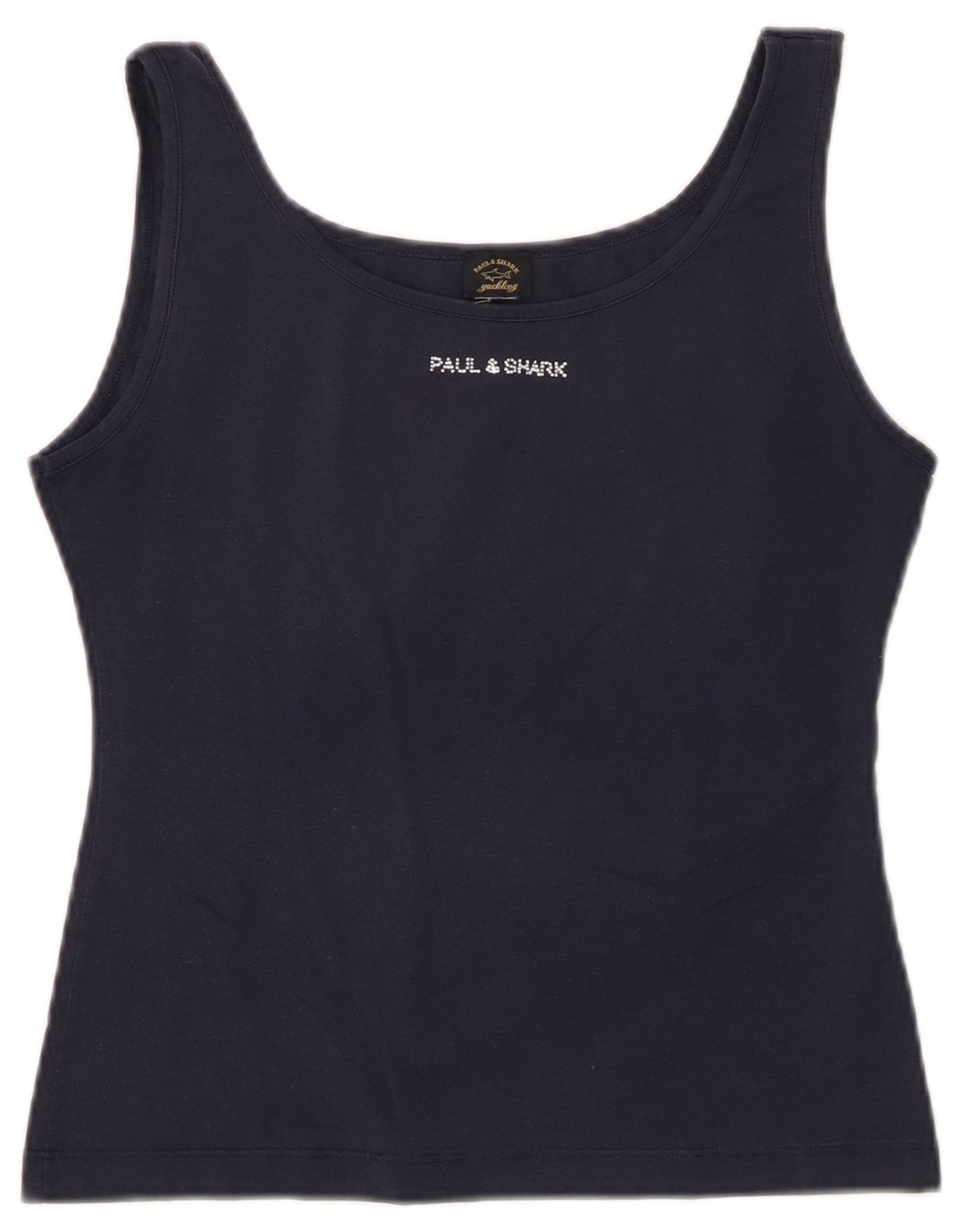 Paul & Shark pentru femei Crop Vest Top UK 12 Medium Bleumarin