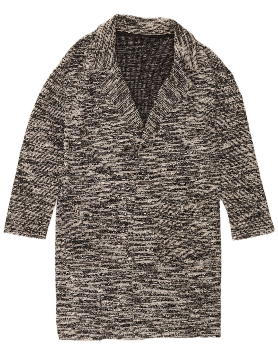 Pulover cardigan cu paragate pentru femei Marks & Spencer UK 12 Medium Gri Pete