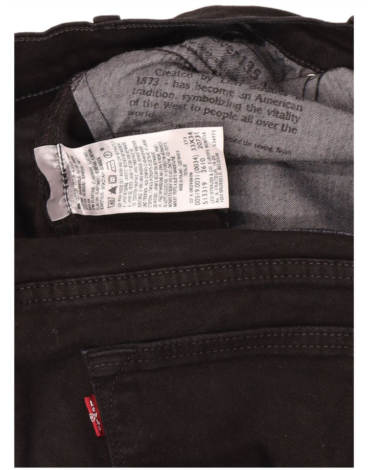 Blugi Levi's 519 Slim pentru bărbați W33 L30 bumbac negru