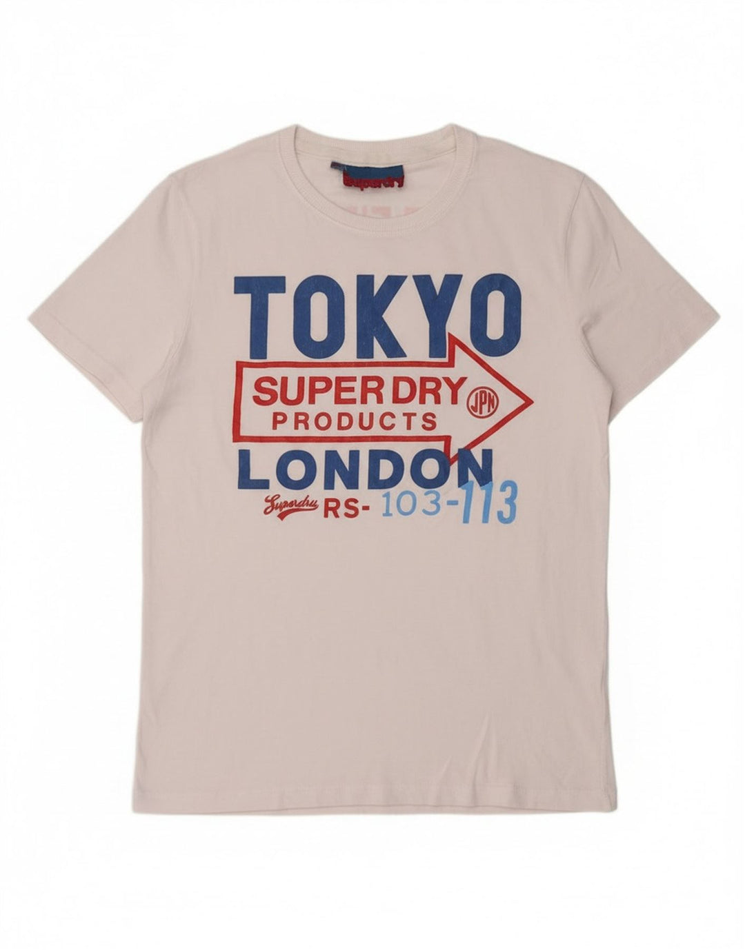 Tricou grafic pentru bărbați Superdry Top XL Bumbac alb