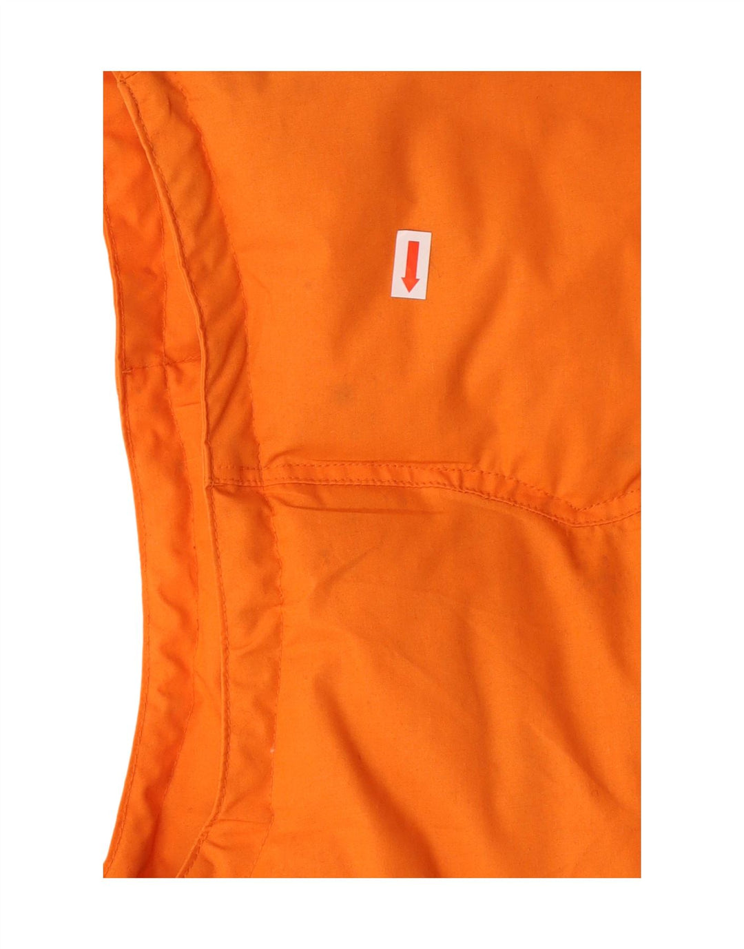 VINTAGE Mens Padded Gilet UK 38 Medium Orange Cotton Vintage Vintage and Second-Hand Vintage from Messina Hembry 