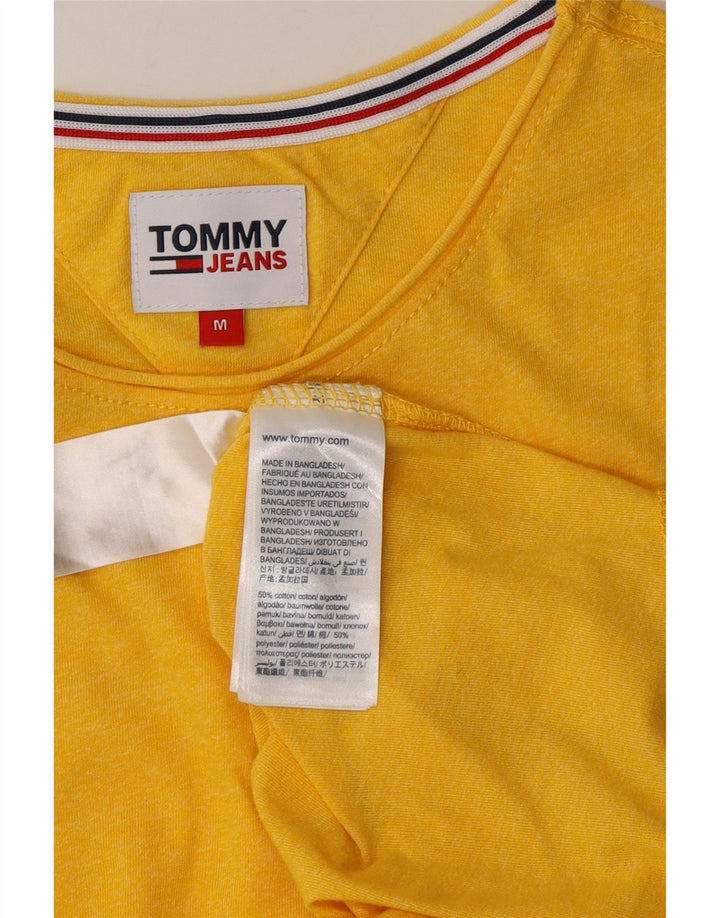 TOMMY HILFIGER Tricou pentru femei Top UK 14 Bumbac galben mediu