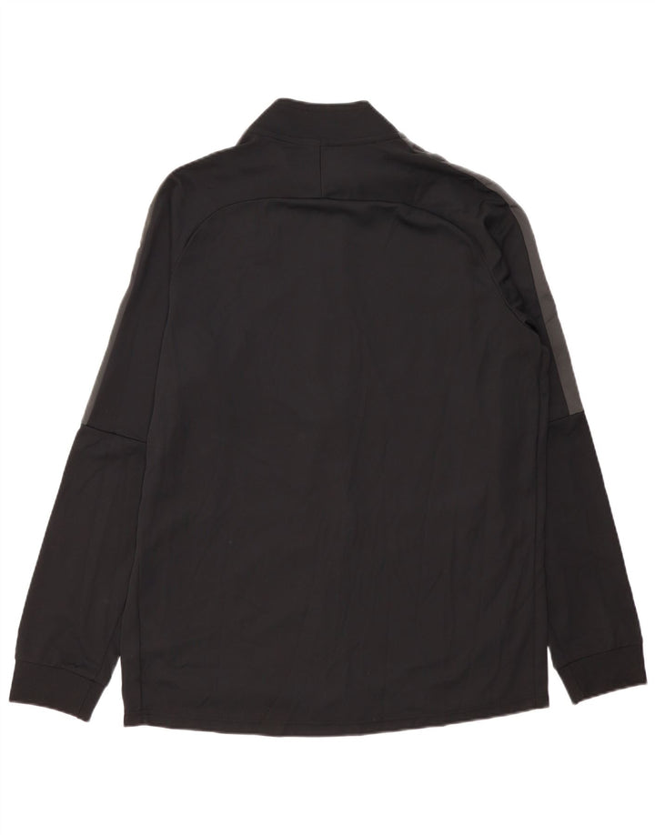 Jachetă de top pentru trening Nike Dri Fit Graphic pentru bărbați XL, negru, bloc de culoare