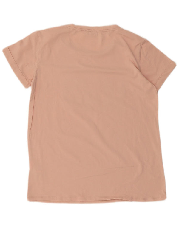 Tricou grafic Liu Jo pentru femei Top UK 10 Small Pink Bumbac