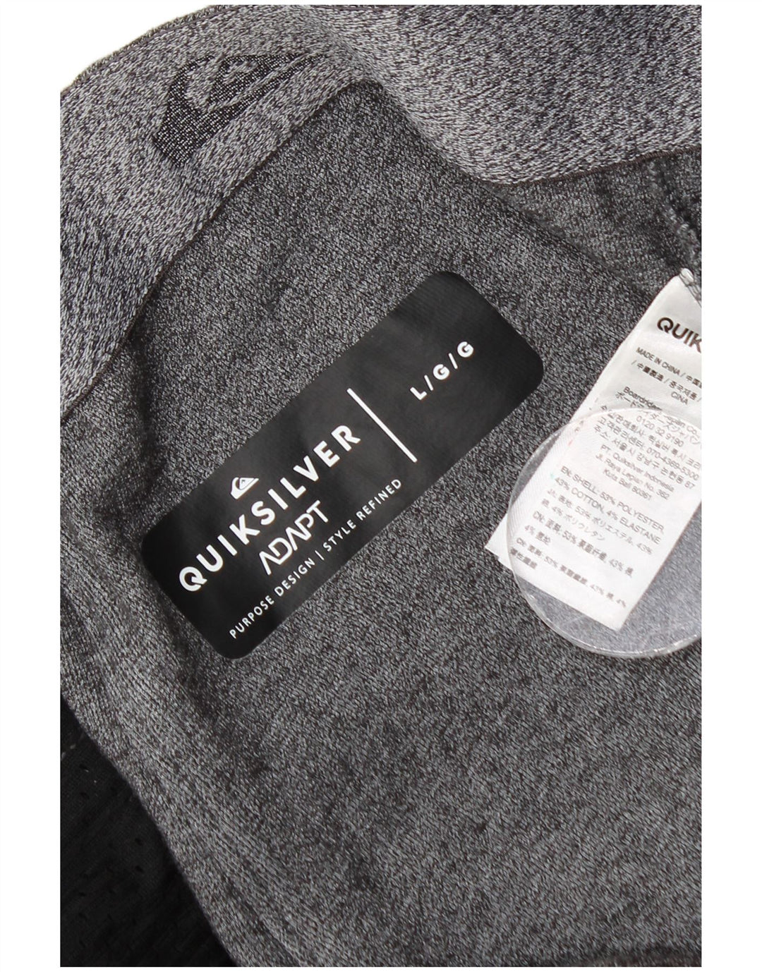 Pantaloni de trening Quiksilver pentru bărbați, mari, gri poliester