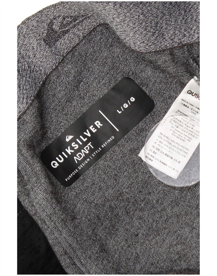 Pantaloni de trening Quiksilver pentru bărbați, mari, gri poliester