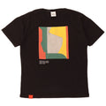 Tricou grafic ZARA pentru bărbați Top mic negru colorblock