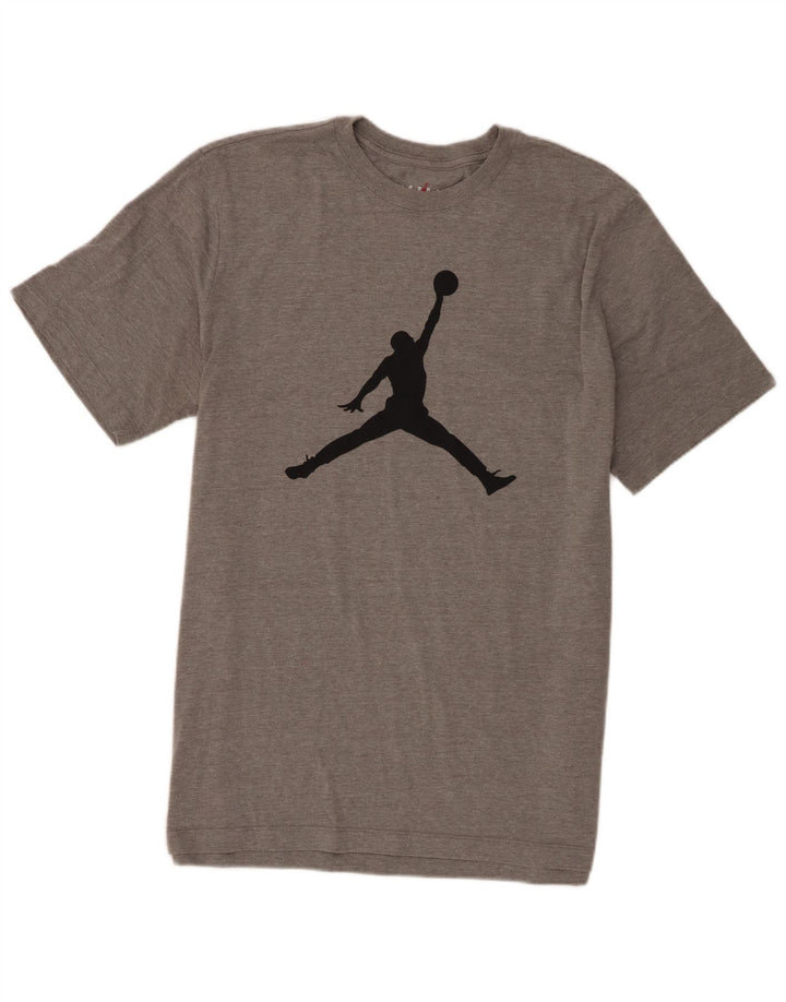 Tricou grafic Jordan pentru bărbați Top mare bumbac gri