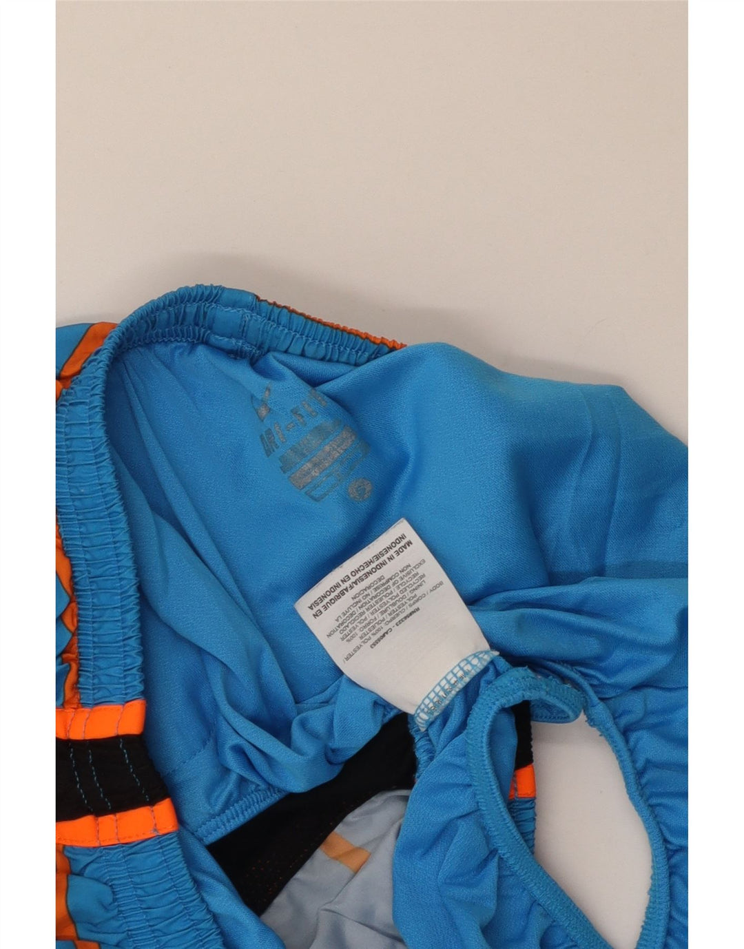 Pantaloni scurti de sport Nike Dri Fit pentru femei UK 10 Small Blue Colorblock Poliester