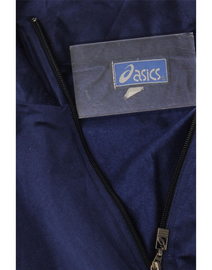 Jachetă de top pentru trening grafic Asics pentru bărbați XL bleumarin