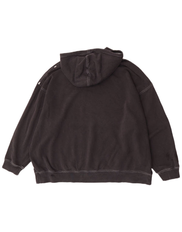 Pulover supradimensionat pentru femei Nike UK 10 Bumbac negru mic