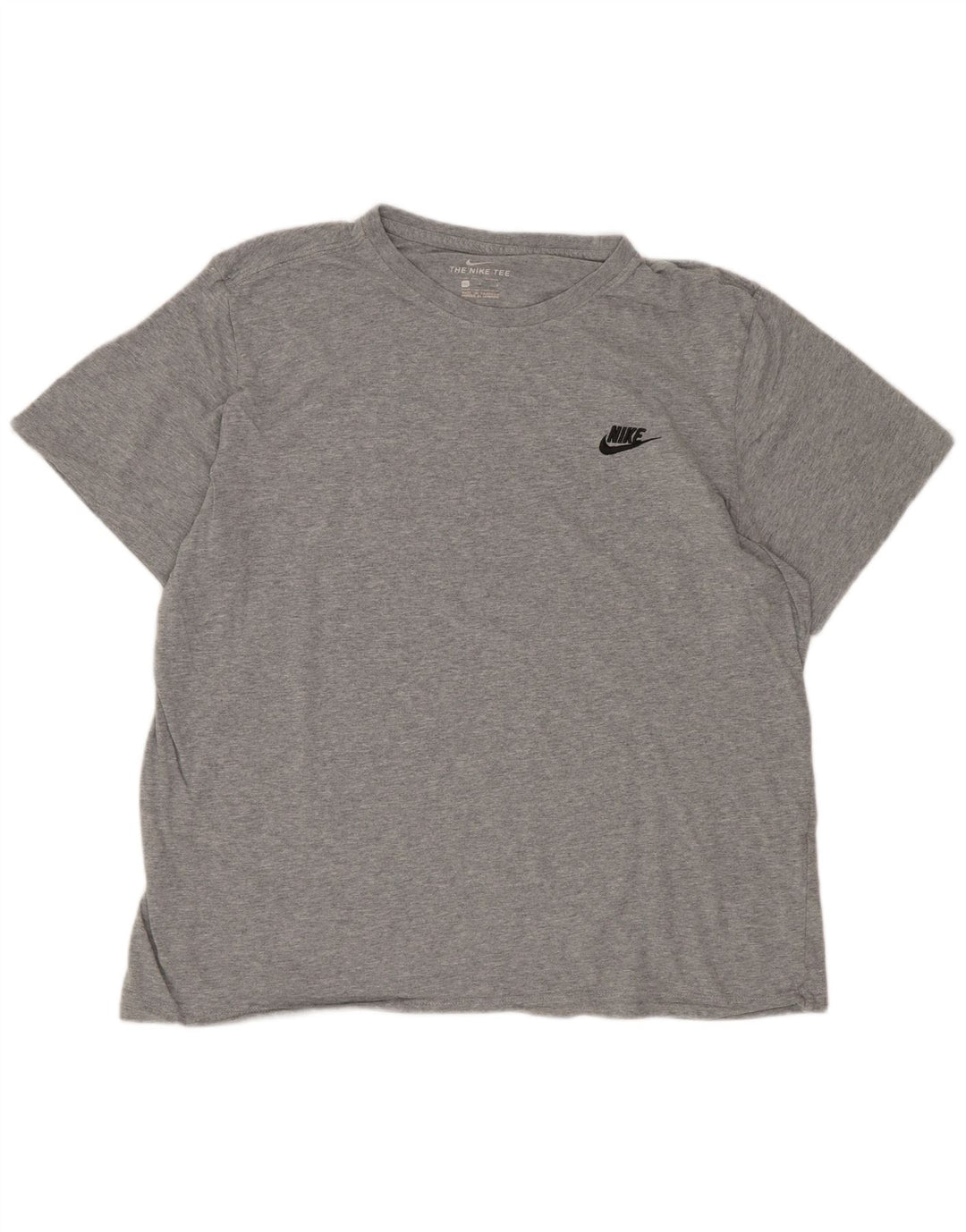 Tricou obișnuit Nike pentru bărbați Top mare din bumbac gri