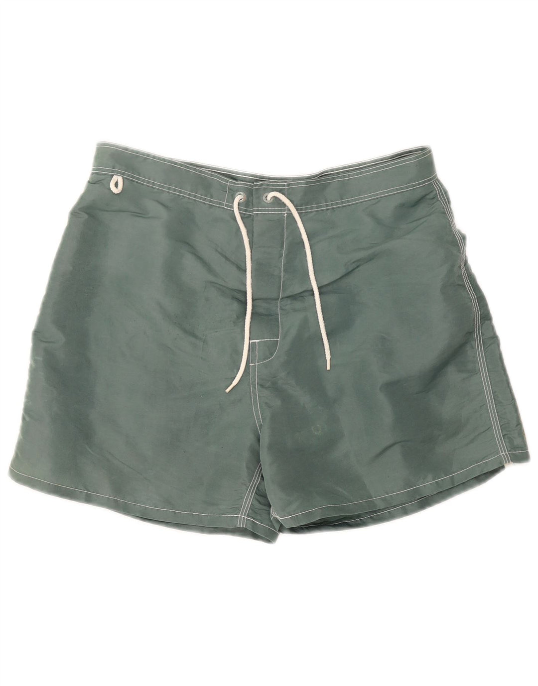 Pantaloni scurți de înot Sundek pentru bărbați, nailon colorblock verde mediu