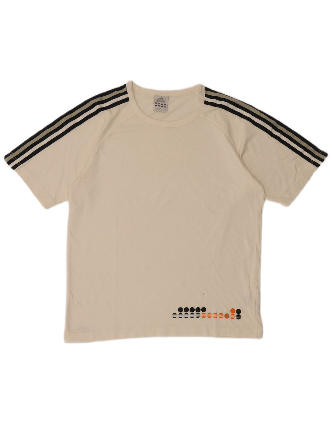 Tricou grafic pentru bărbați Adidas Top Medium White Bumbac