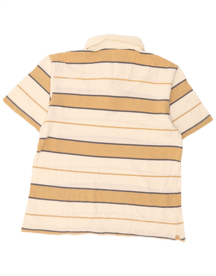 Tricou polo pentru bărbați Lotto cu dungi albe mari