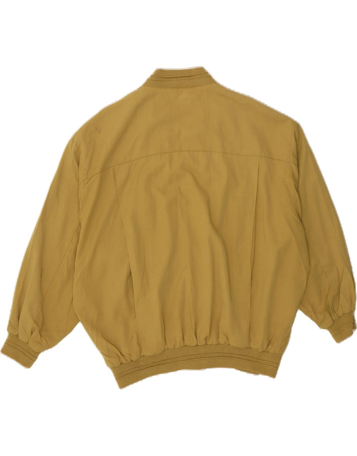S.OLIVER Mens Loose Fit Bomber Jacket UK 38 Medium Beige Vintage S.Oliver and Second-Hand S.Oliver from Messina Hembry 