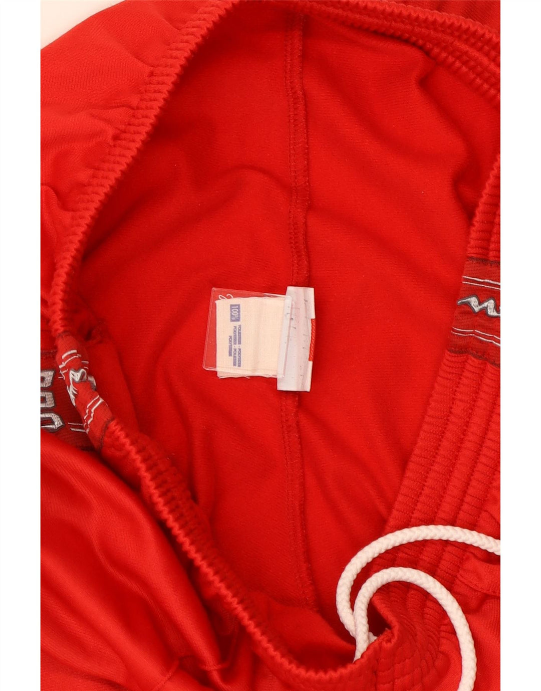 Pantaloni de trening grafic pentru bărbați Champion, poliester roșu mediu