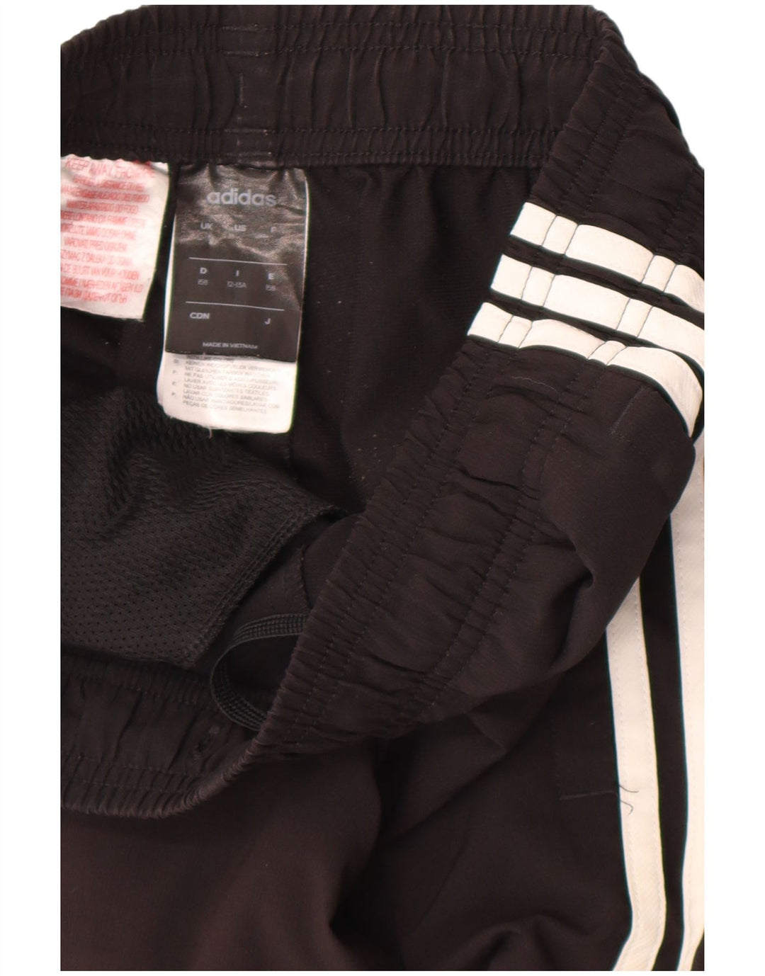 Pantaloni scurți sport adidas băieți 12-13 ani poliester negru