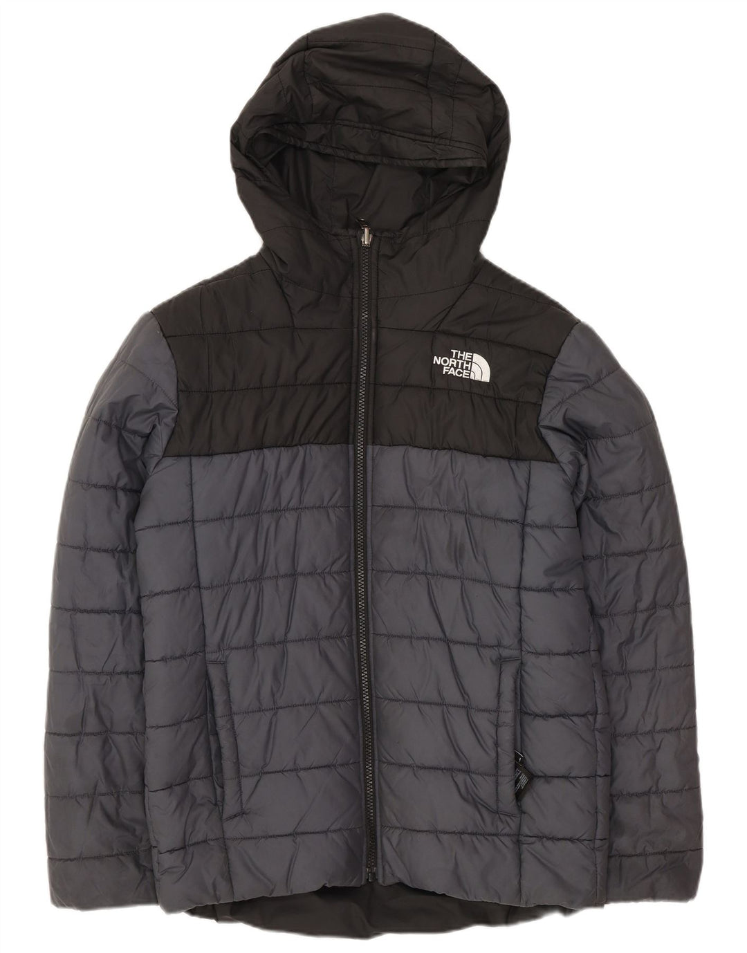 Jachetă căptușită pentru băieți The North Face 11-12 ani, mare, gri, colorblock