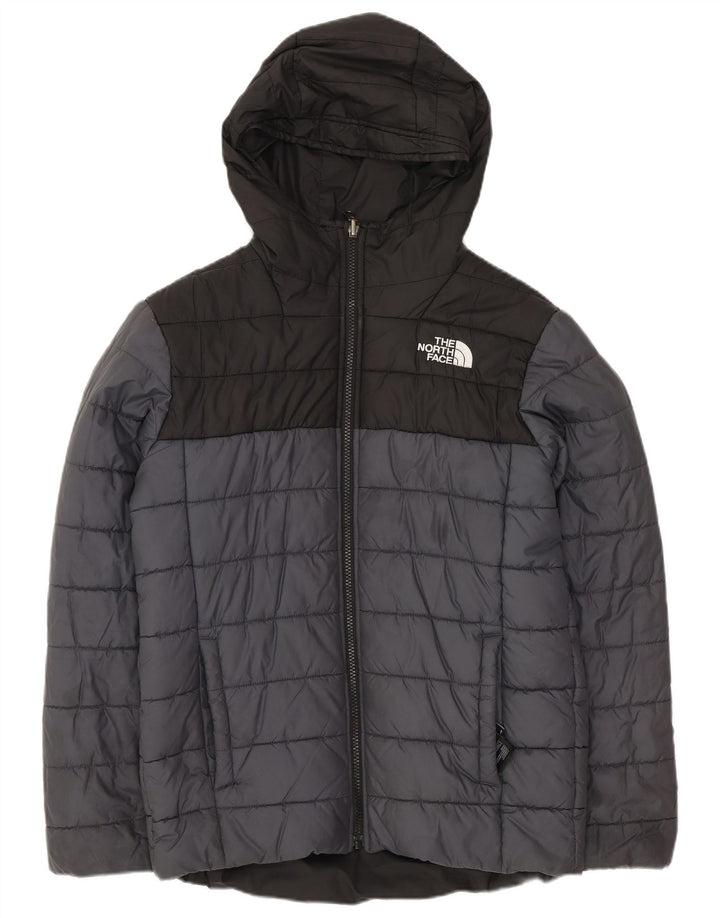 Jachetă căptușită pentru băieți The North Face 11-12 ani, mare, gri, colorblock