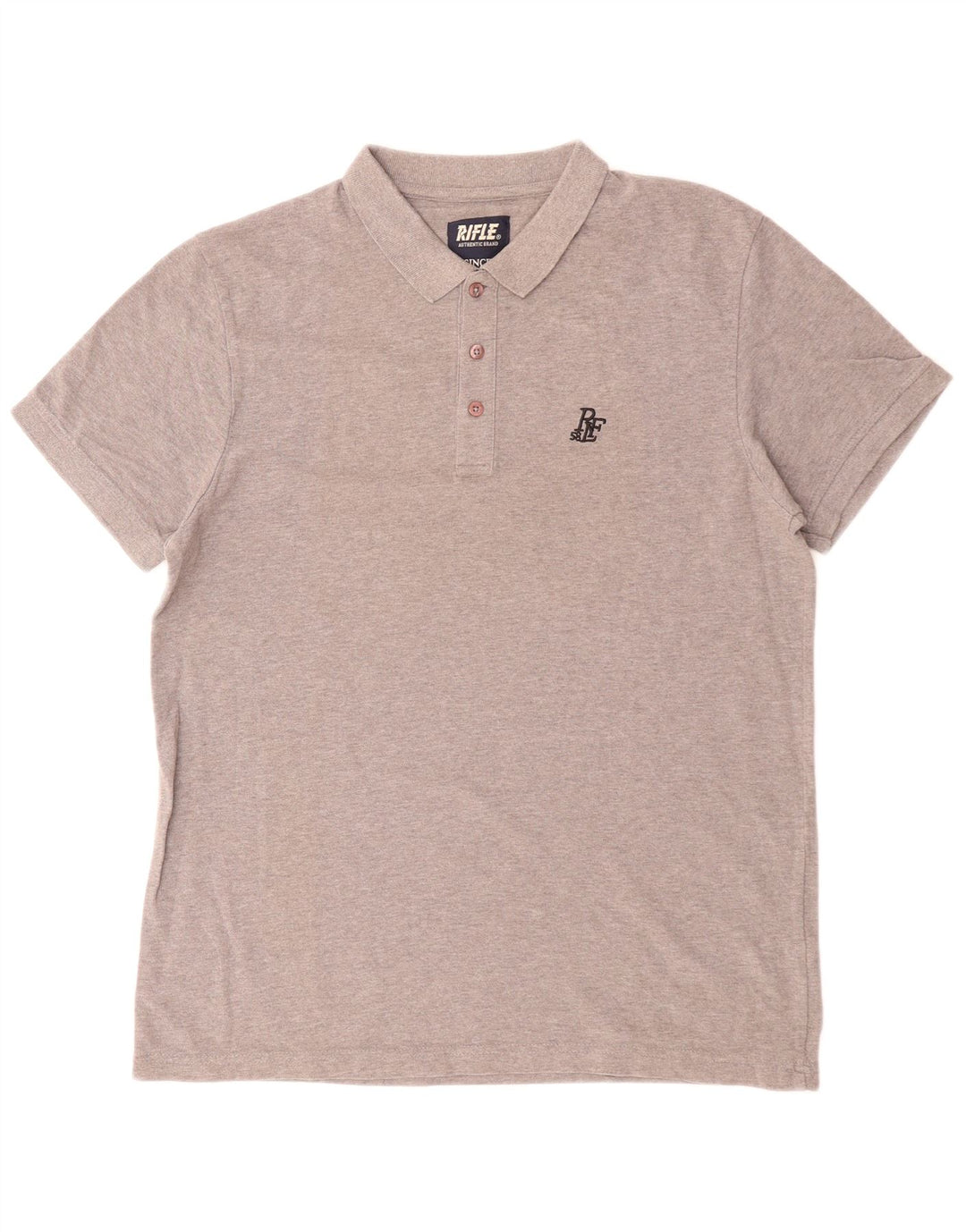RIFLE Tricou polo pentru bărbați XL bumbac gri