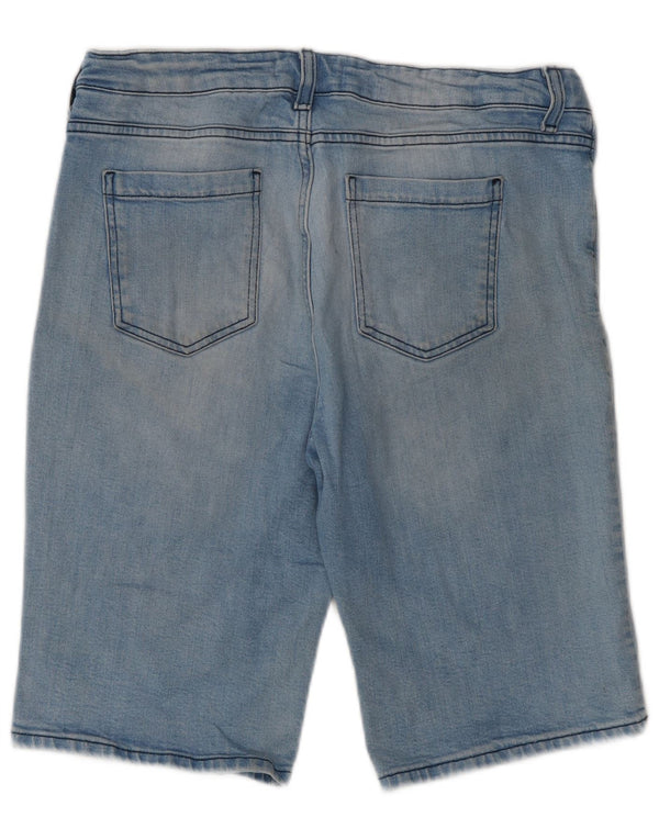 Bermude pentru femei Marks & Spencer, din denim, UK 16, mare, W32, bumbac albastru