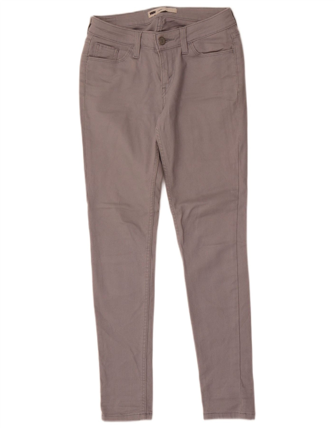 Jeans skinny Levi's pentru femei cu jambiere W26 L30 bumbac gri