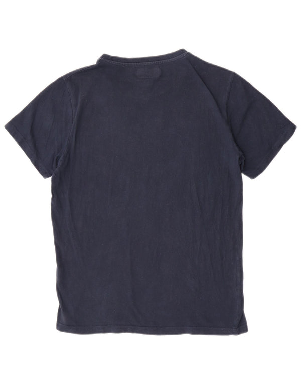 Tricou grafic pentru bărbați Kappa Top mic din bumbac bleumarin
