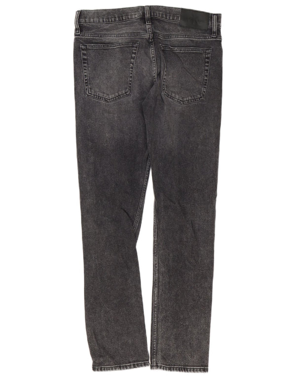 Blugi slim pentru bărbați Calvin Klein W32 L32 bumbac gri