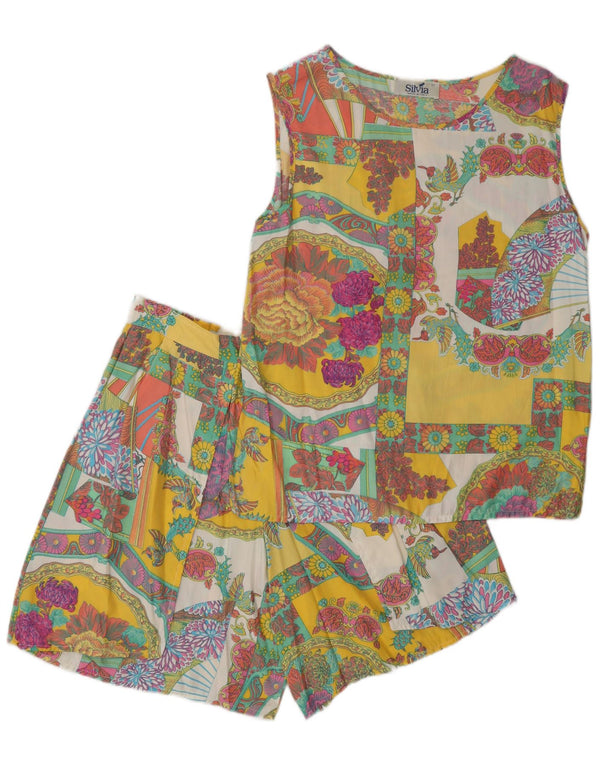 Set 2 Piese Fete Silvia Fără Mâneci 12-13 Ani Multicolor Floral