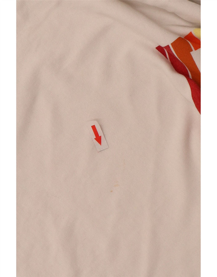 Tricou grafic LEVI'S pentru femei Top UK 10 Small White Bumbac