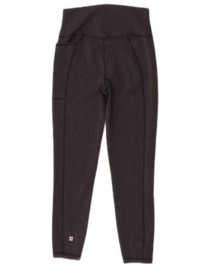 Leggings crop Sweaty Betty pentru femei UK 8 Poliester negru mic