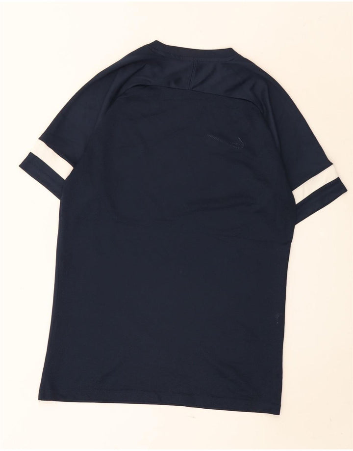 Tricou pentru bărbați Nike Dri Fit Top Mediu Bleumarin Colorblock