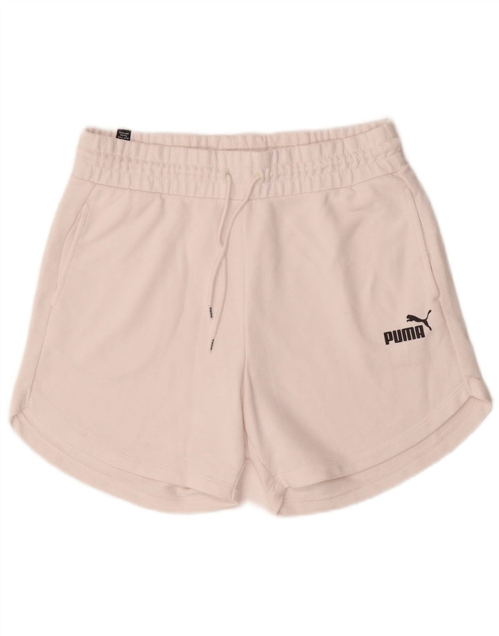 Pantaloni scurti sport Puma pentru femei UK 14 Medium White