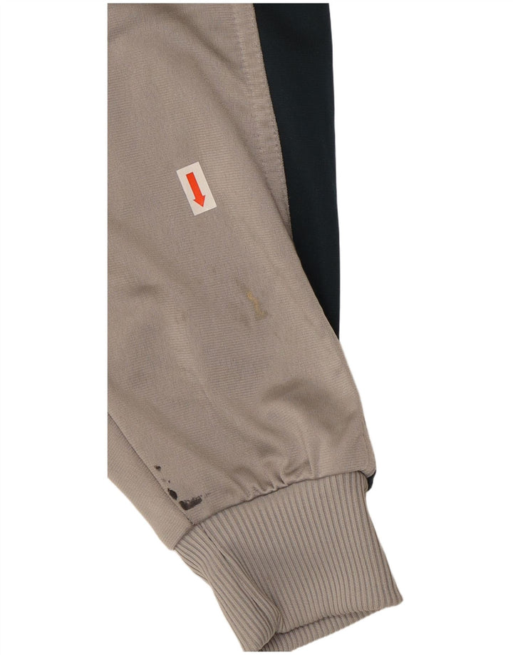 Jachetă de top pentru trening cu grafică Adidas pentru băieți 13-14 ani, gri Colorblock