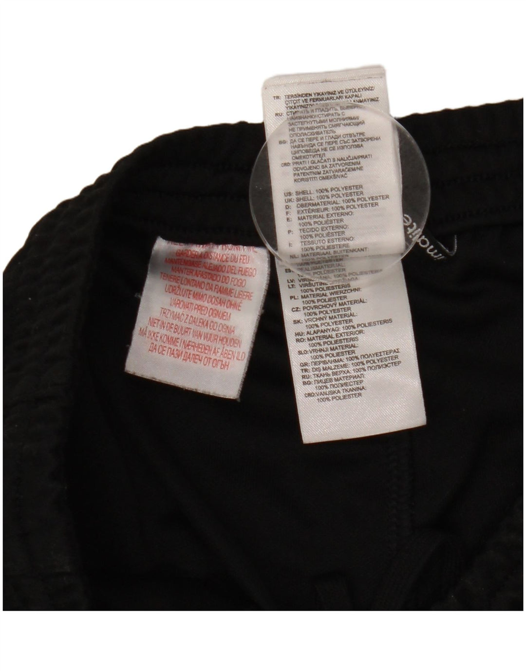Pantaloni de trening Adidas Climalite pentru baieti 13-14 ani poliester negru
