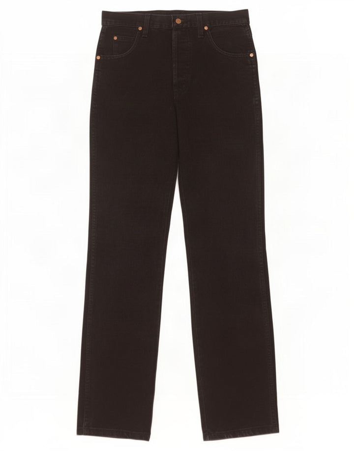 Blugi drepți Wrangler Evolution pentru bărbați W31 L34 bumbac negru