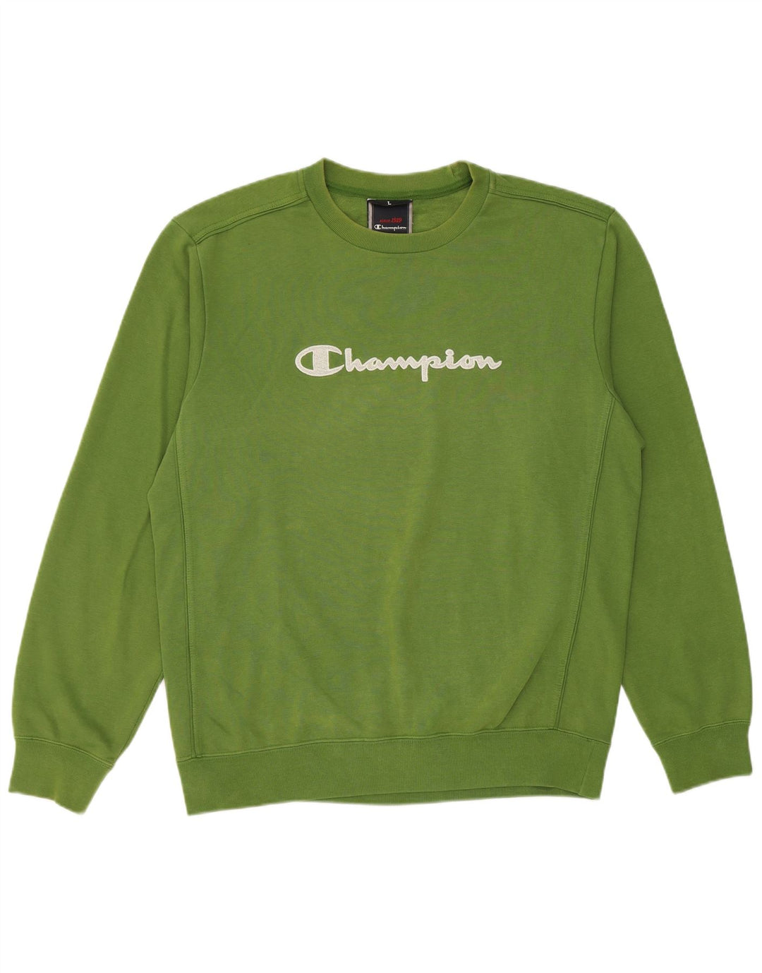 Pulover cu grafic pentru bărbați Champion Pulover mare din bumbac verde