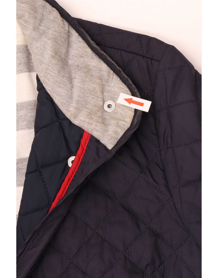 Jachetă matlasată Tommy Hilfiger pentru femei UK 10 Small, bleumarin, poliester