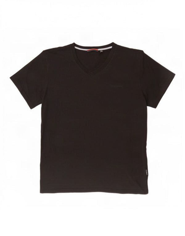 Top tricou Pierre Cardin pentru femei UK 18 XL bumbac negru