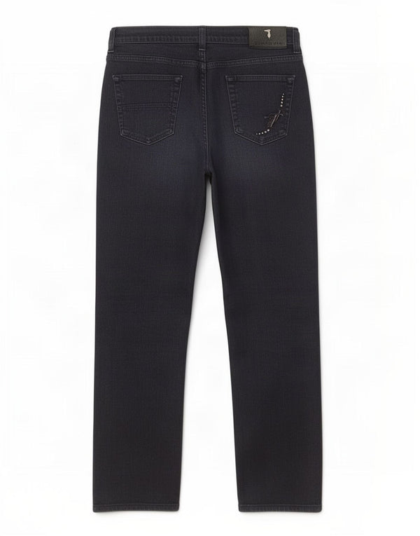 Blugi drepti pentru femei Trussardi W28 L30 Bumbac bleumarin